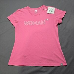 XX-XY Athletics T-Shirt Women Small Pink Woman Graphic Tee Cotton Short Sleeve